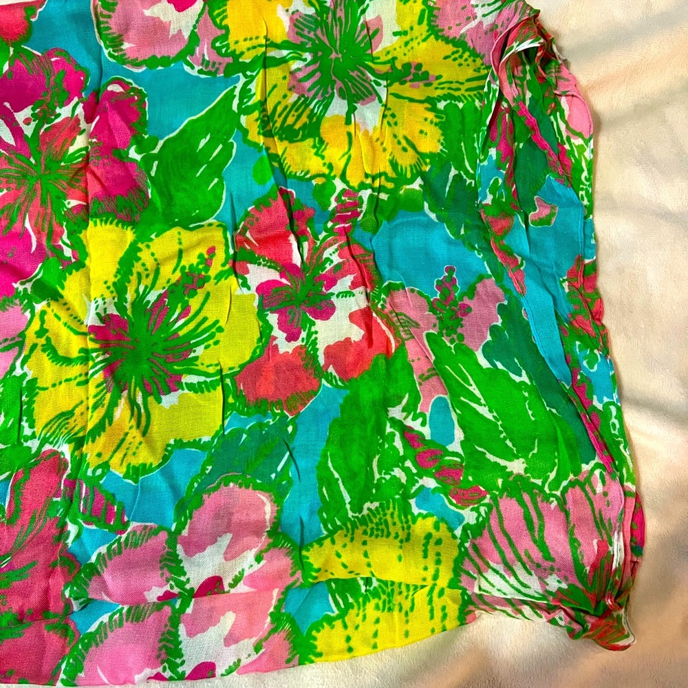 Lilly Pulitzer Riley Infinity scarf in Big Flirt